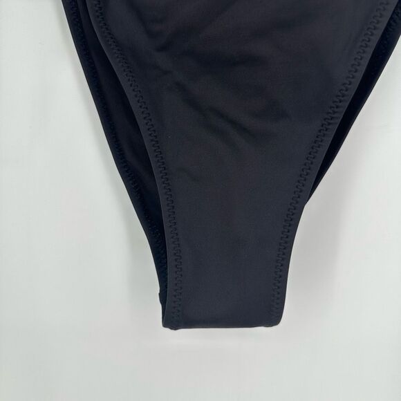 Skims swim bottoms large onyx black dippy tie bikini summer beach string nwt #h - Picture 3 of 11